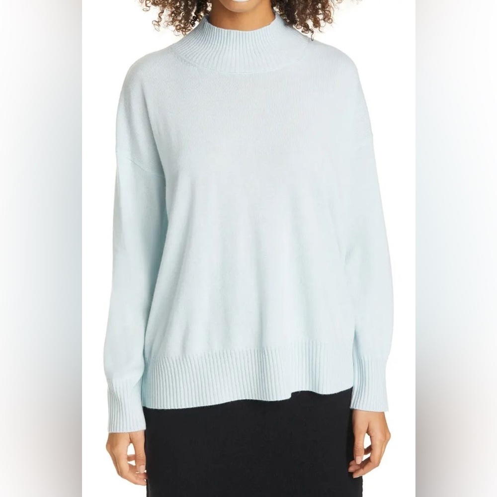 Eileen Fisher Mock Neck Cashmere Sweater